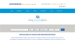 Desktop Screenshot of aleyabhaloo.com