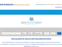 Tablet Screenshot of aleyabhaloo.com